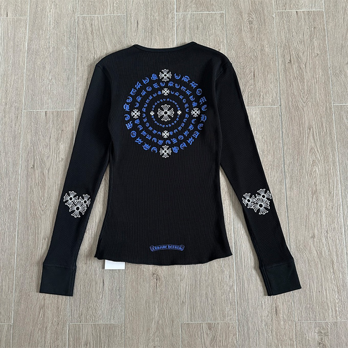 chrome hearts waffle knit longsleeve t-shirt